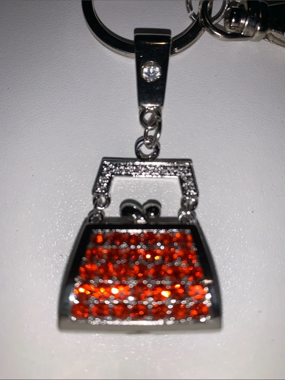 Crystal bag/purse charm Keychain nwt